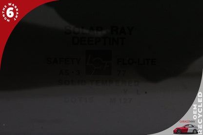 1993-2002 Pontiac Firebird Camaro Front Left Side Top Roof Glass 12344221 OEM