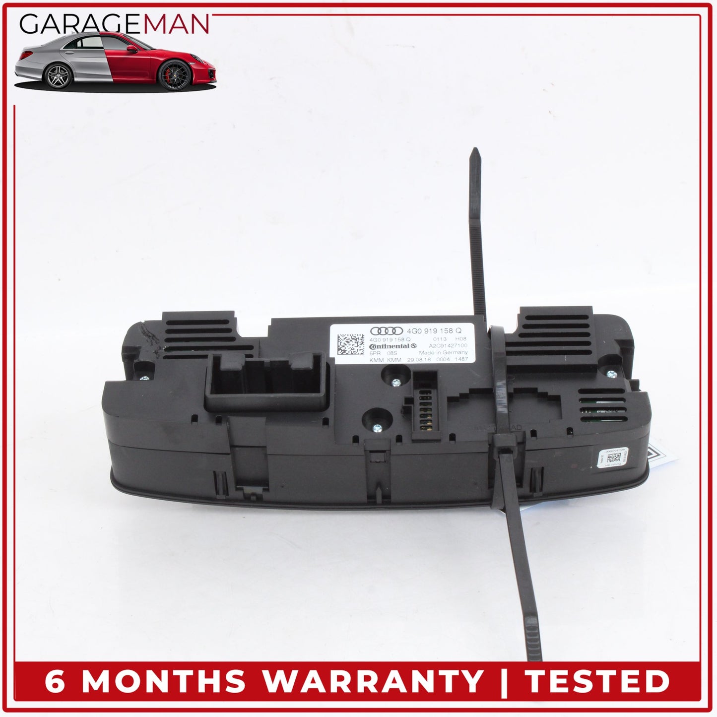 2012-2018 Audi A6 A7 Rear AC A/C Climate Control Switch Panel 4G0919158Q OEM