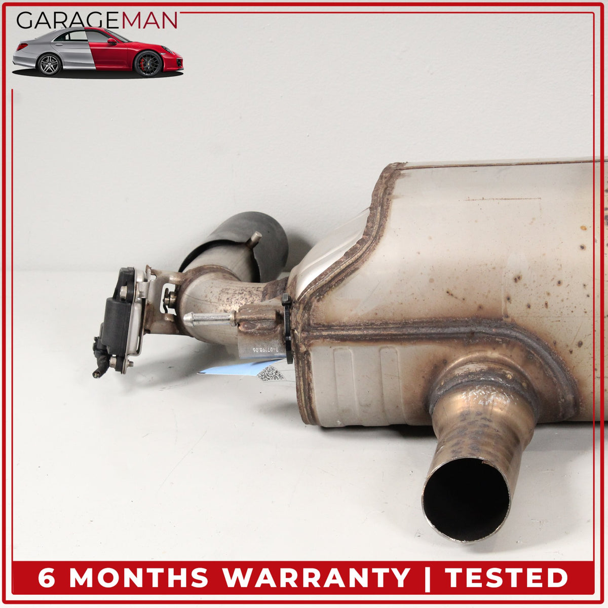 2017-2020 BMW 530e 530i G30 Rear Exhaust Muffler Left and Right Side Tip OEM