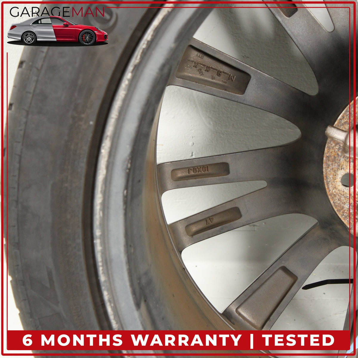 2014-2024 Infiniti Q50 V37 Front or Rear Wheel Rim w/ Tire 9Jx19 D0C004HK9C OEM