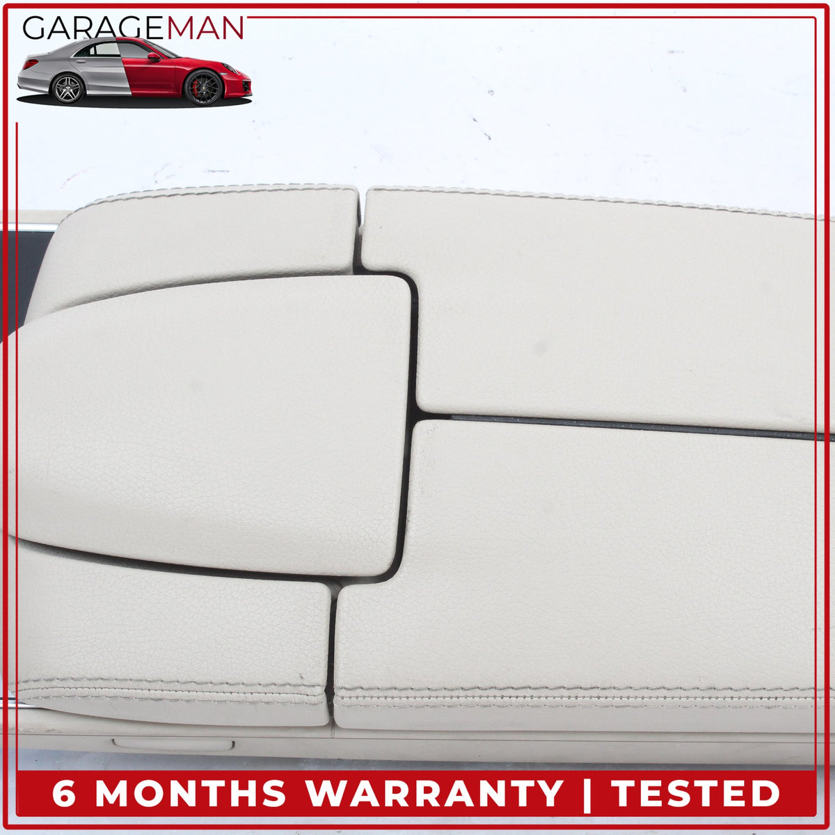 2014-2017 Mercedes C207 E400 Coupe Front Center Armrest Lid Cover Beige OEM