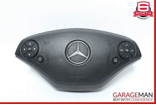 10-14 Mercedes W221 S550 S600 CL550 Steering Wheel Airbag Air Bag Leather Black