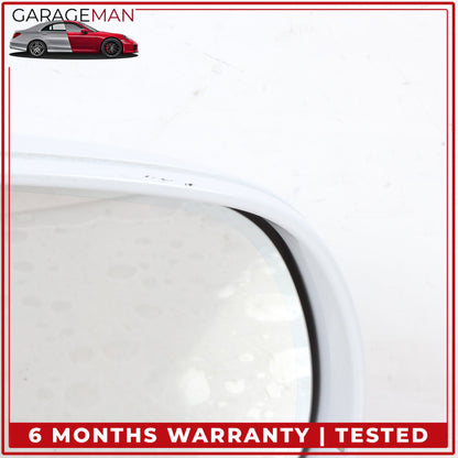 2010-2015 Audi Q7 Right Door Heated Rear View Mirror w/ Blind Spot White OEM