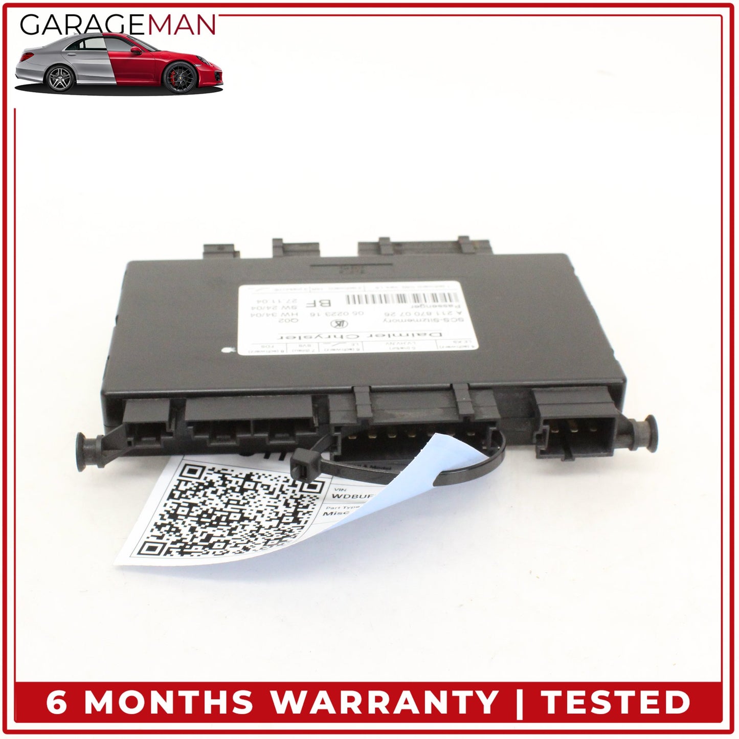 2003-2012 Mercedes-Benz E350 W211 Sedan Front Right Seat Control Module 2118700726 OEM