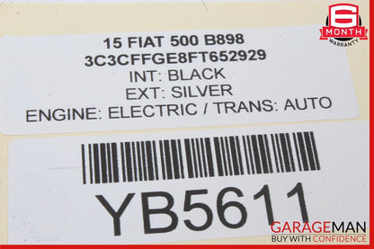 12-17 Fiat 500 Right Passenger Side Curtain Airbag Air Bag OEM 05057814AE