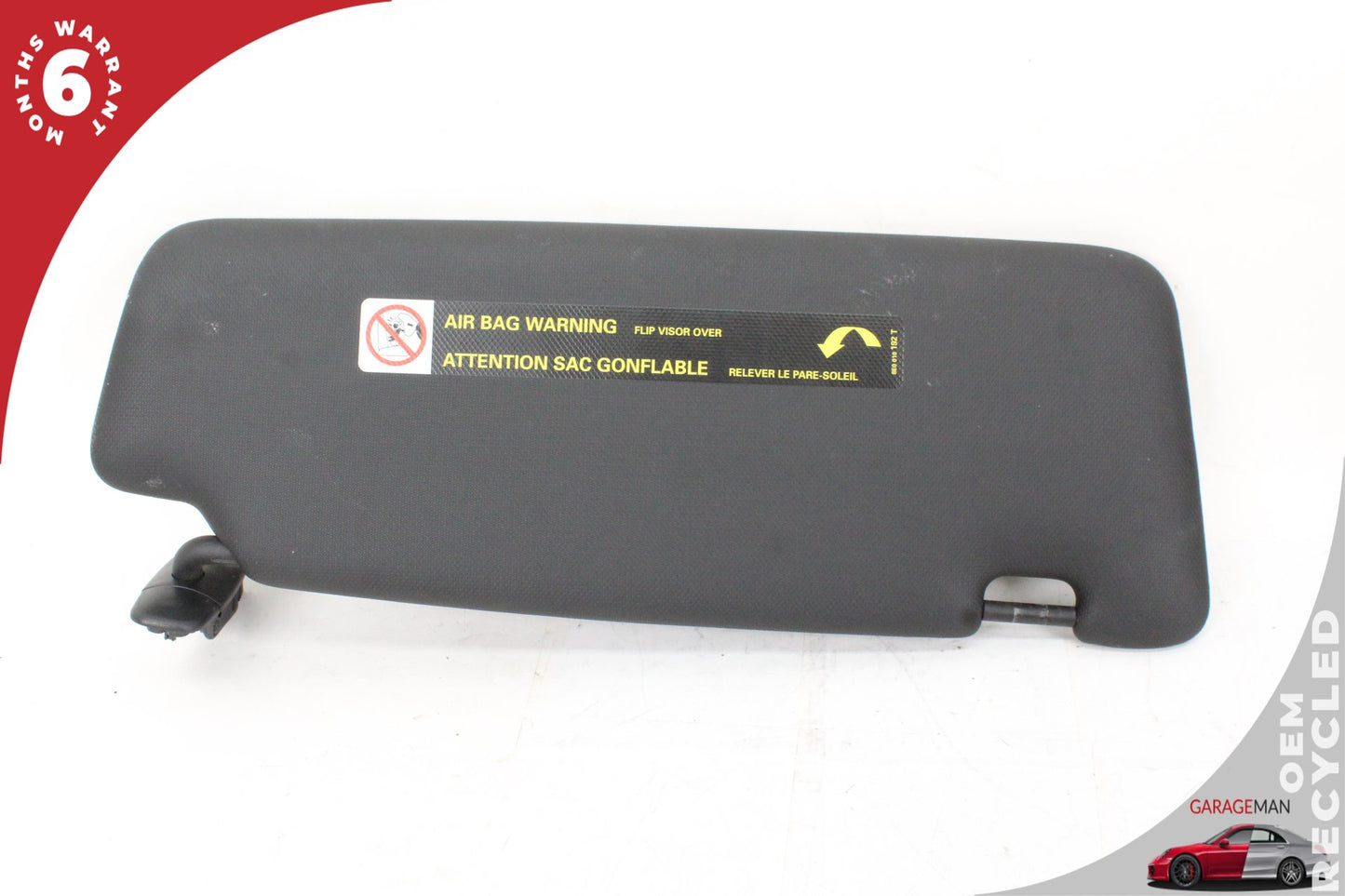 2009-2017 Audi A5 Q5 A4 S4 S5 Front Left Driver Side Sun Visor Black 8U0857551D