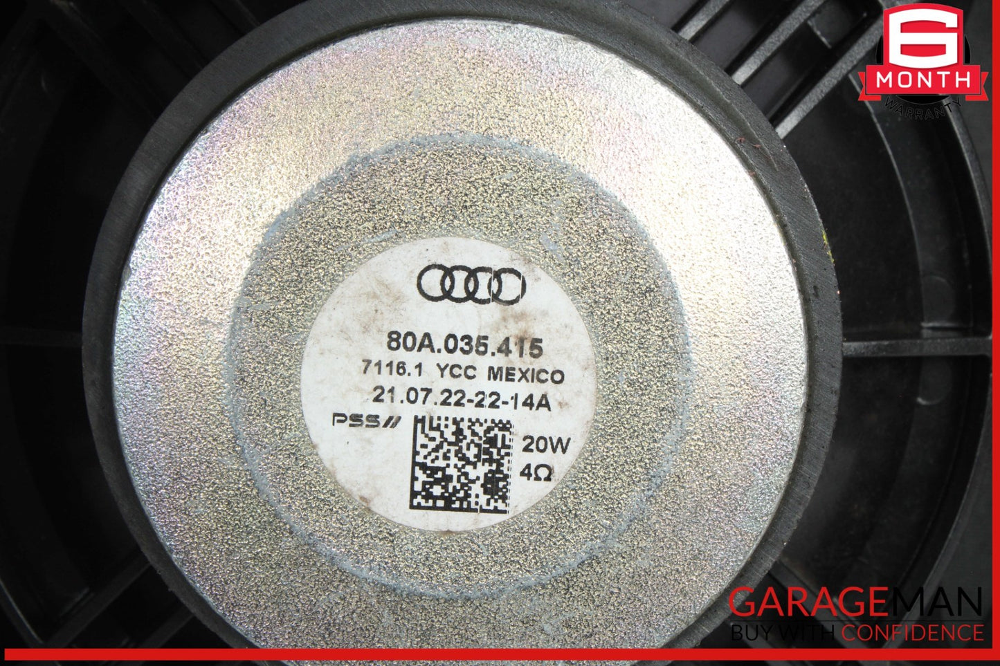2018-2025 Audi Q5 Front Left and Right Side Door Speaker 80A035415