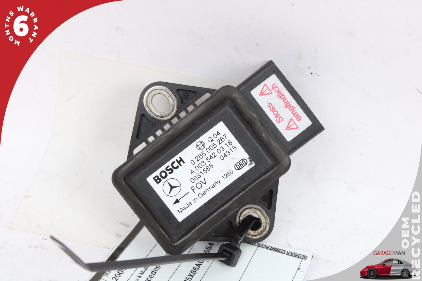 2003-2012 Mercedes W219 CLS550 Yaw Turn Rate Acceleration Sensor 0035420318 OEM