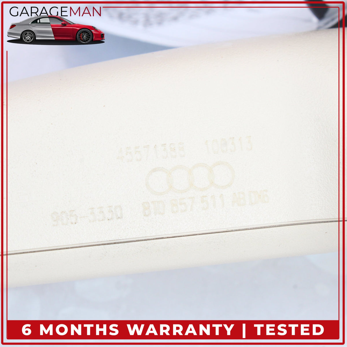 2012-2018 Audi A6 Front Upper Windshield Rear View Mirror w/ Auto Dim Beige OEM
