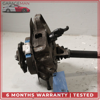 2010-2016 Porsche Panamera 970 Rear Left Spindle Knuckle Wheel Hub w/ Shaft OEM