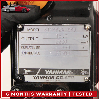 Yanmar 3TNV82A-SYB 3 Cyl Diesel Pipe Fuel Return w/ Injectors 71990853100 OEM