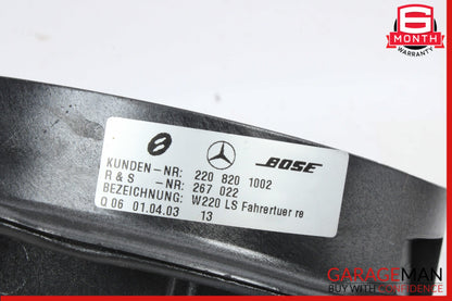 2000-2006 Mercedes W220 S55 AMG Front Left and Right Door Audio Speaker Set OEM