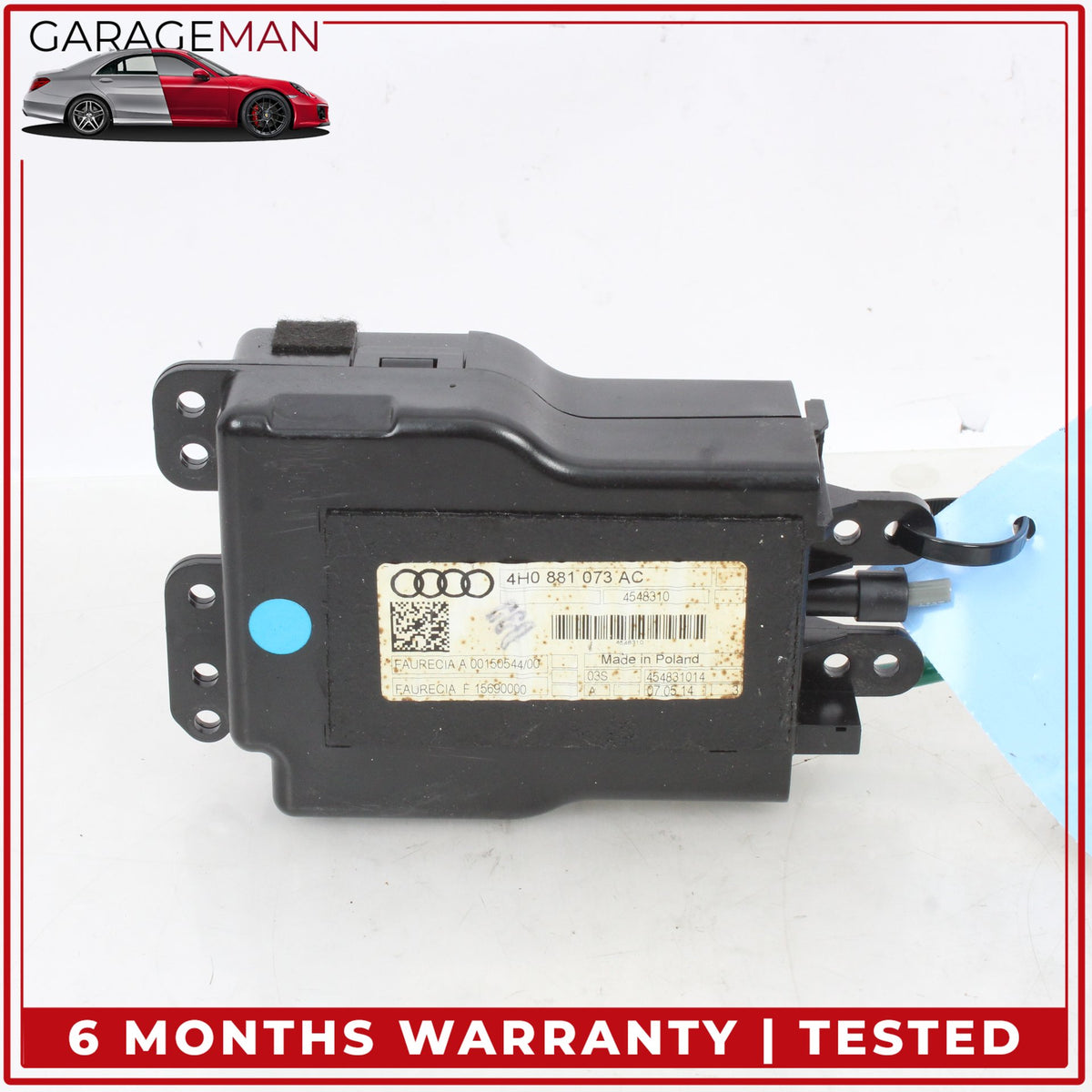 2011-2018 Audi A8 S8 Front Left Driver Side Seat Air Pump 4H0881073AC OEM