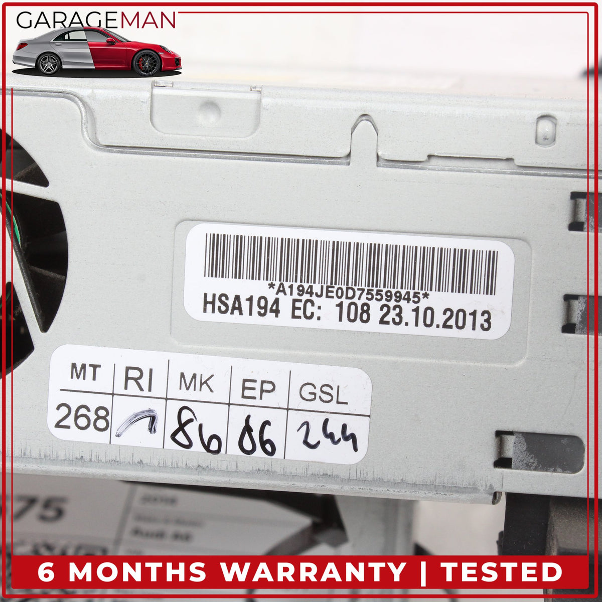 2012-2015 Audi A6 A7 Multimedia Audio Radio CD Player Receiver Harman Becker OEM