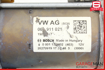 2017-2020 Audi A4 A5 2.0L Engine Motor Starter Bosch 06L9110212 OEM