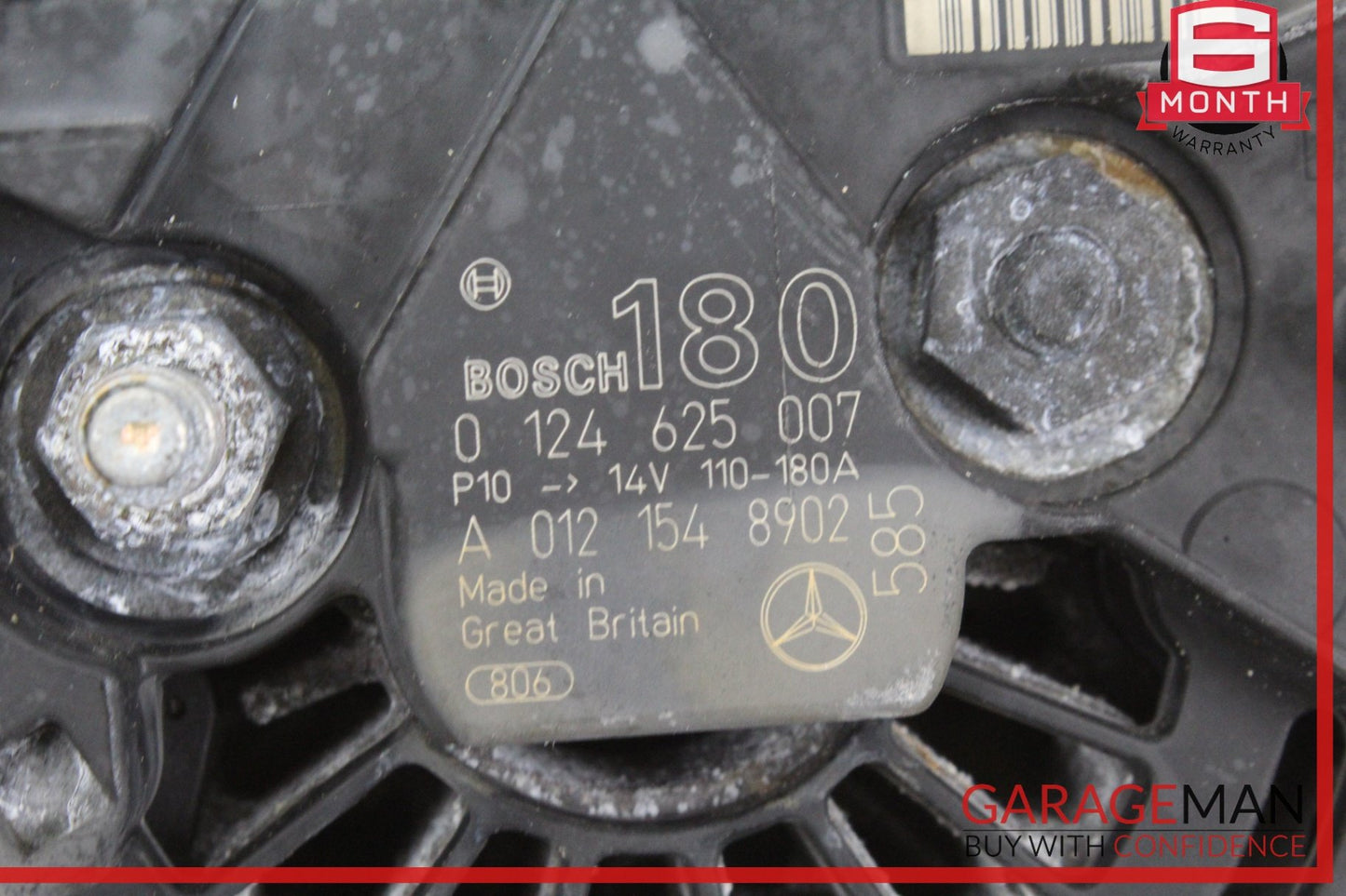 2006-2007 Mercedes-Benz ML500 W164 Engine Alternator Generator 0121548902 OEM