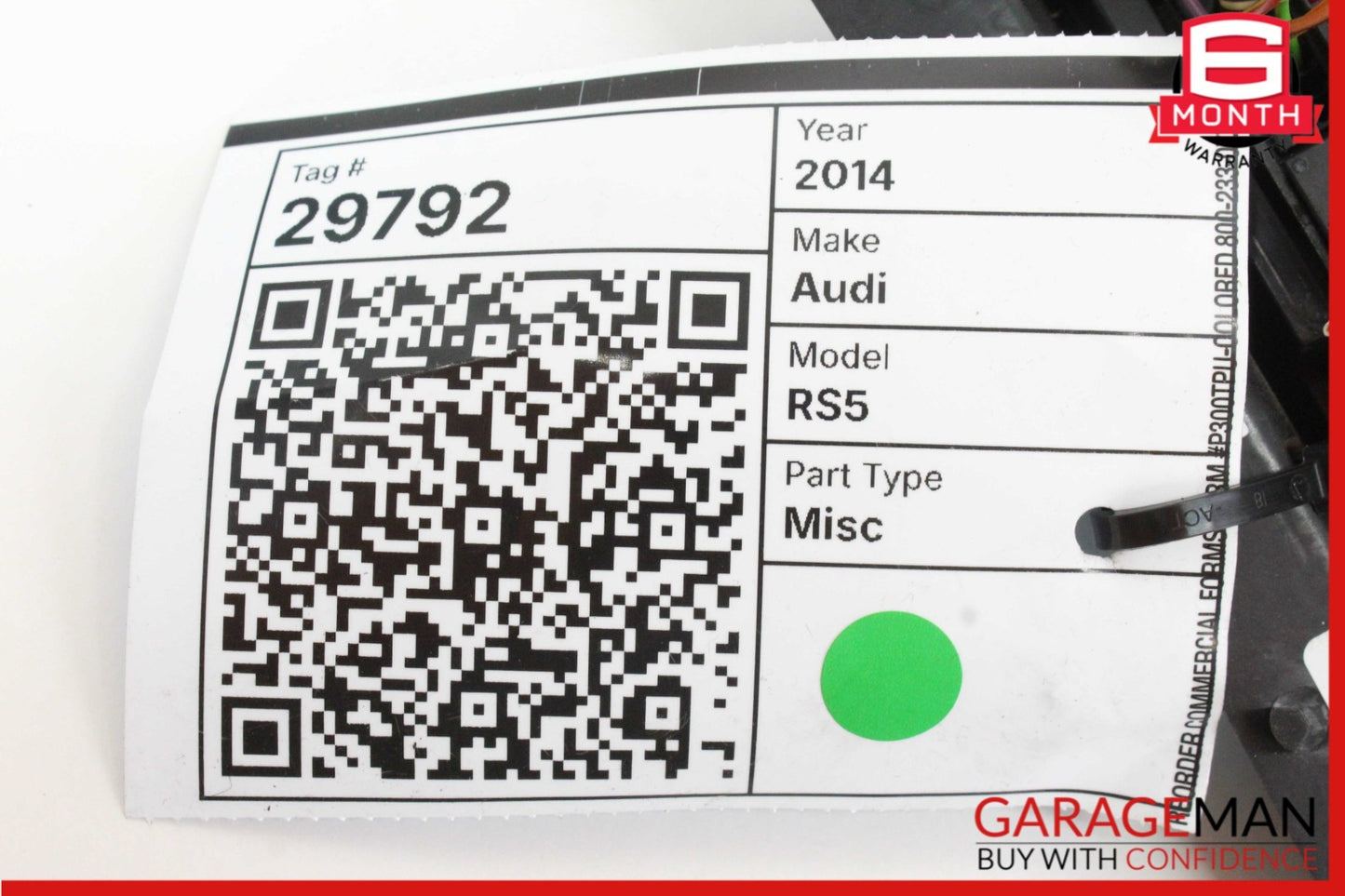 2013-2017 Audi RS5 8T Convertible AC Climate Control Panel 8K1820043AR Genuine