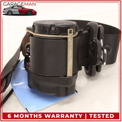 1999-2001 Porsche 911 Carrera 996 Rear Left Driver Side Seat Belt Black OEM