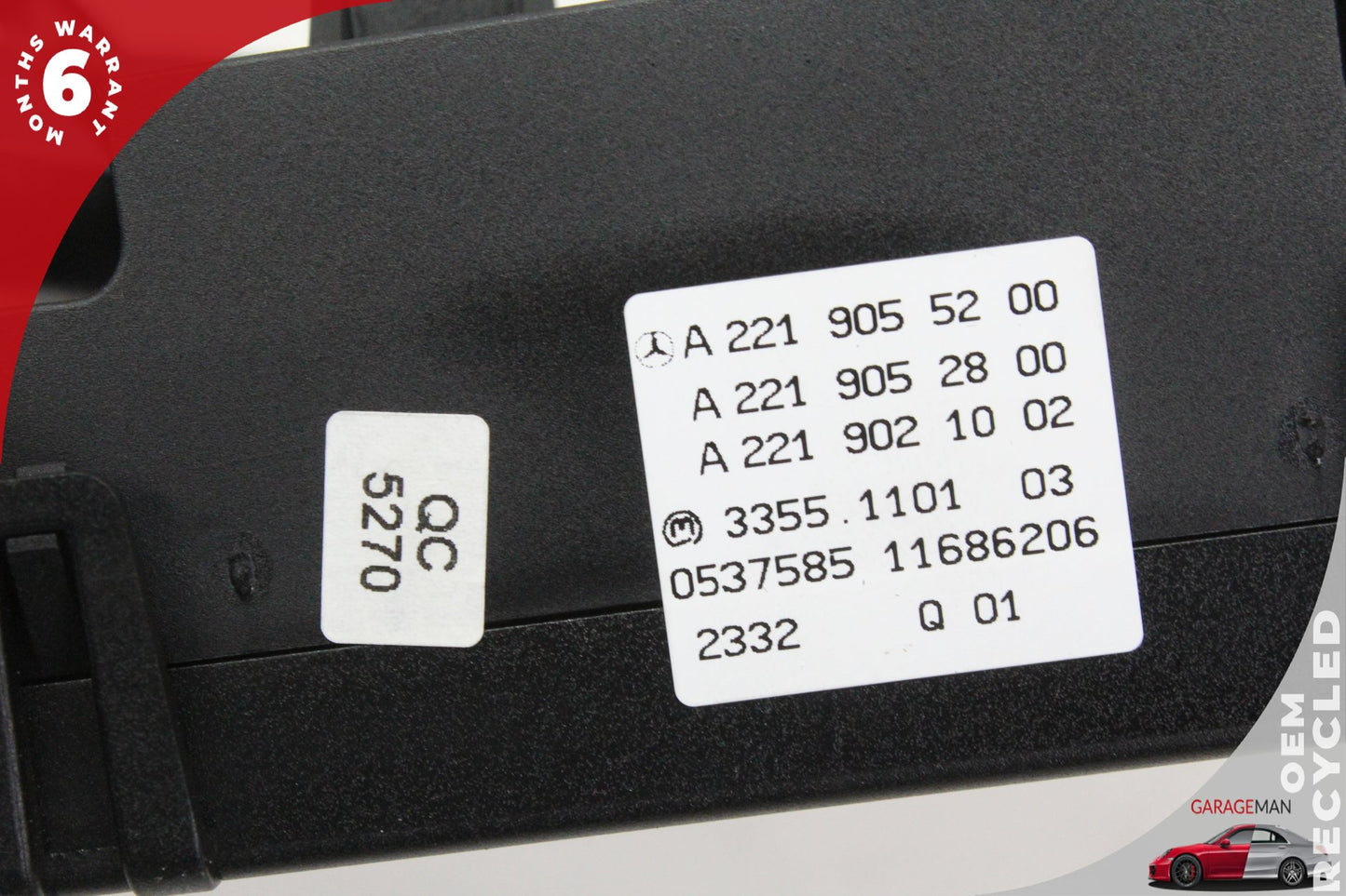07-14 Mercedes W221 S550 S400 CL550 A/C Climate Control Switch 2219055200