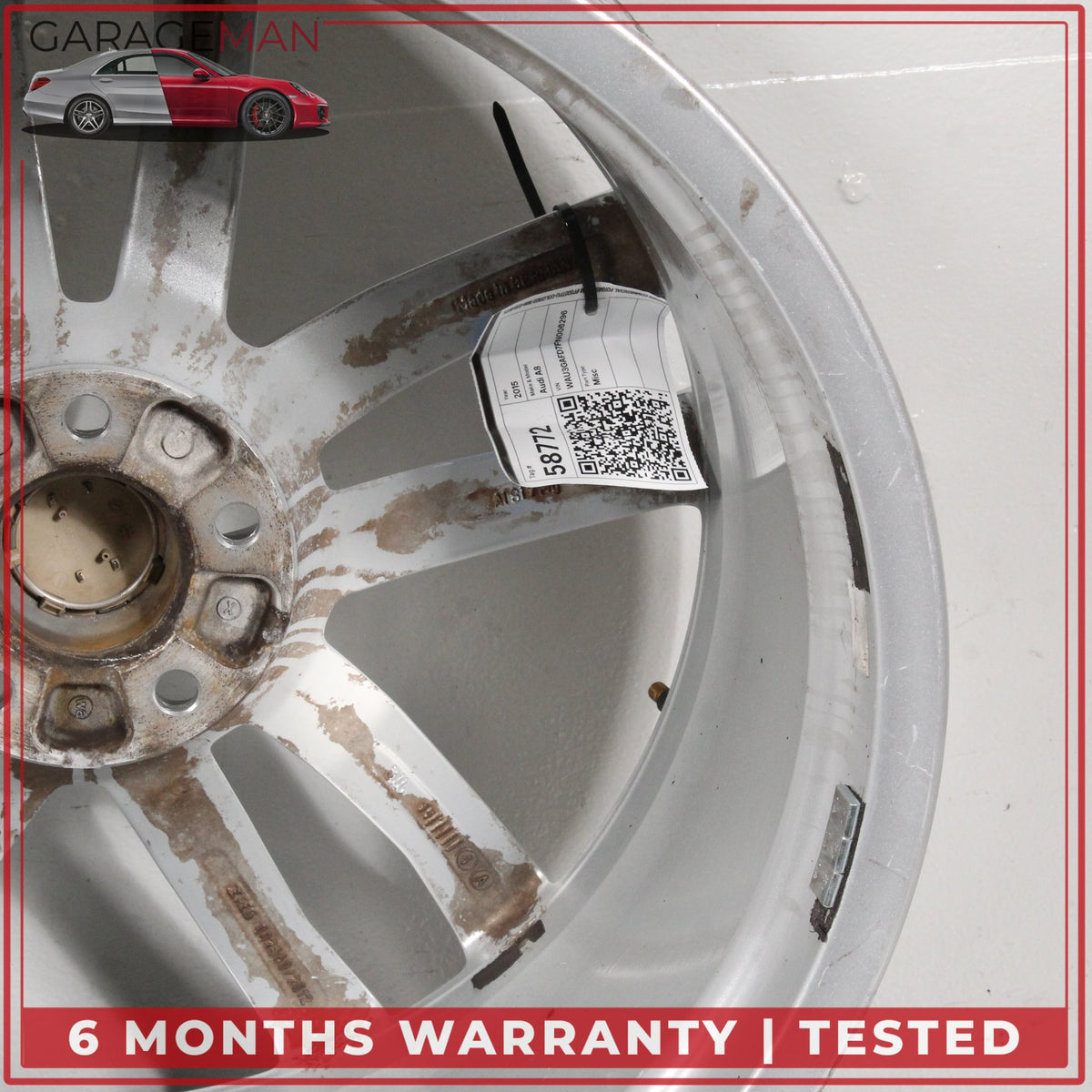 2011-2018 Audi A8 S8 A7 Front or Rear Side Wheel Rim 9JX20H2ET37 4H0601025BS OEM