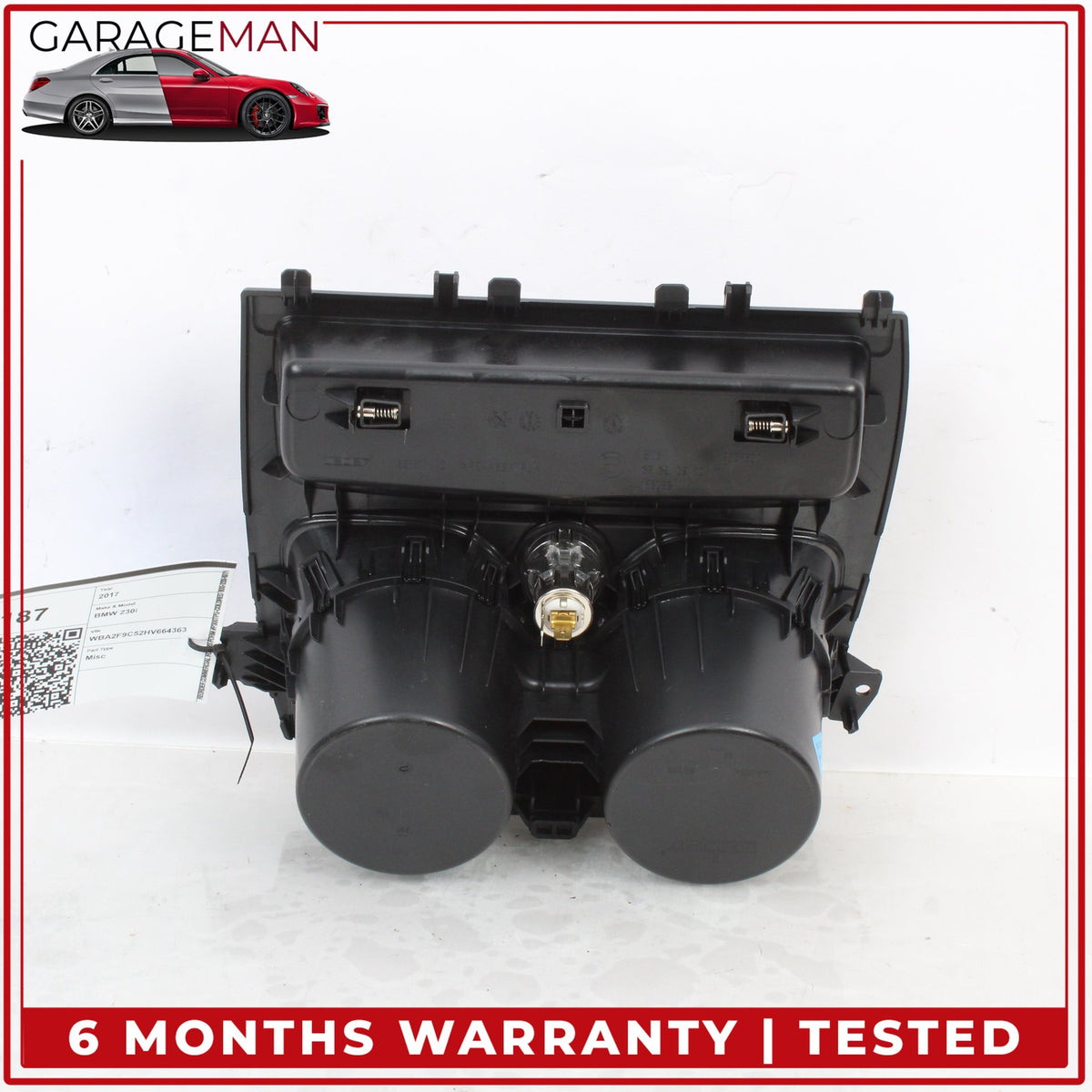 2014-2021 BMW 230i F22 Front Center Console Cupholder Ashtray Trim Compartment 9207320 OEM