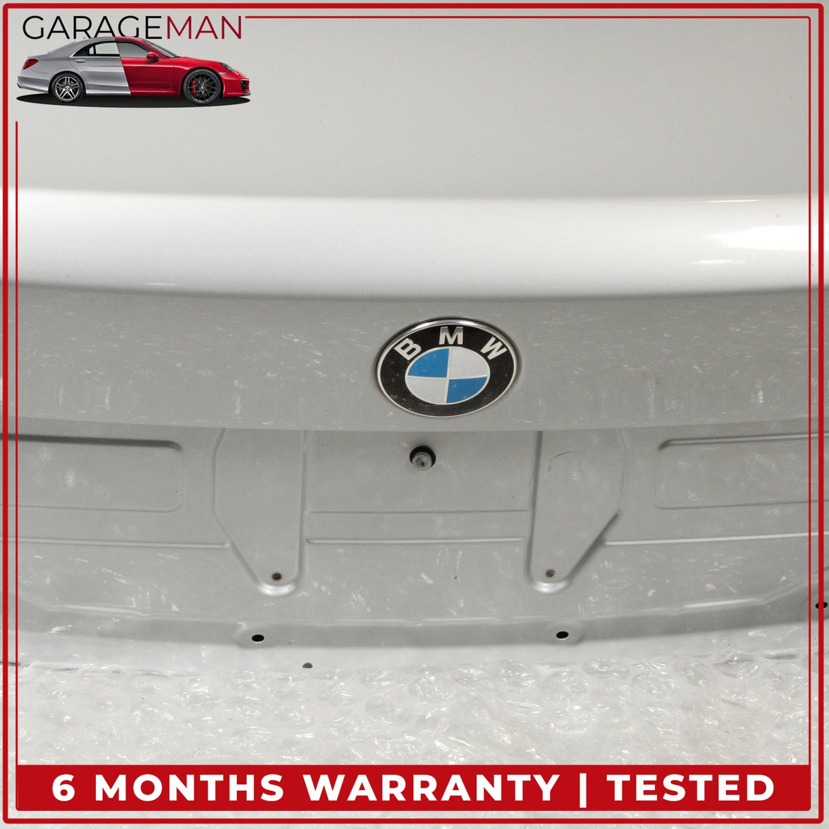2009-2015 BMW 740i F01 Rear Trunk Boot Lid Panel Assembly Silver Metallic OEM