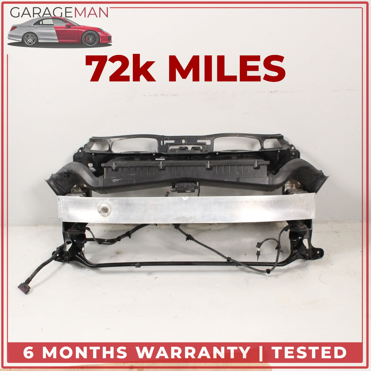 2010-2016 Porsche Panamera 970 Front Radiator Support w/ Air Filter Housing OEM