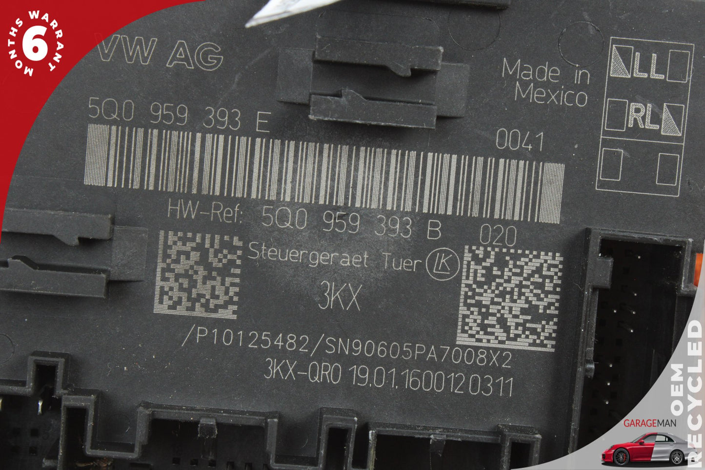 16-19 Volkswagen Golf MK7 - BA BV Station Wagon Window Control Module 5Q0959392E