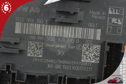 16-19 Volkswagen Golf MK7 - BA BV Station Wagon Window Control Module 5Q0959392E