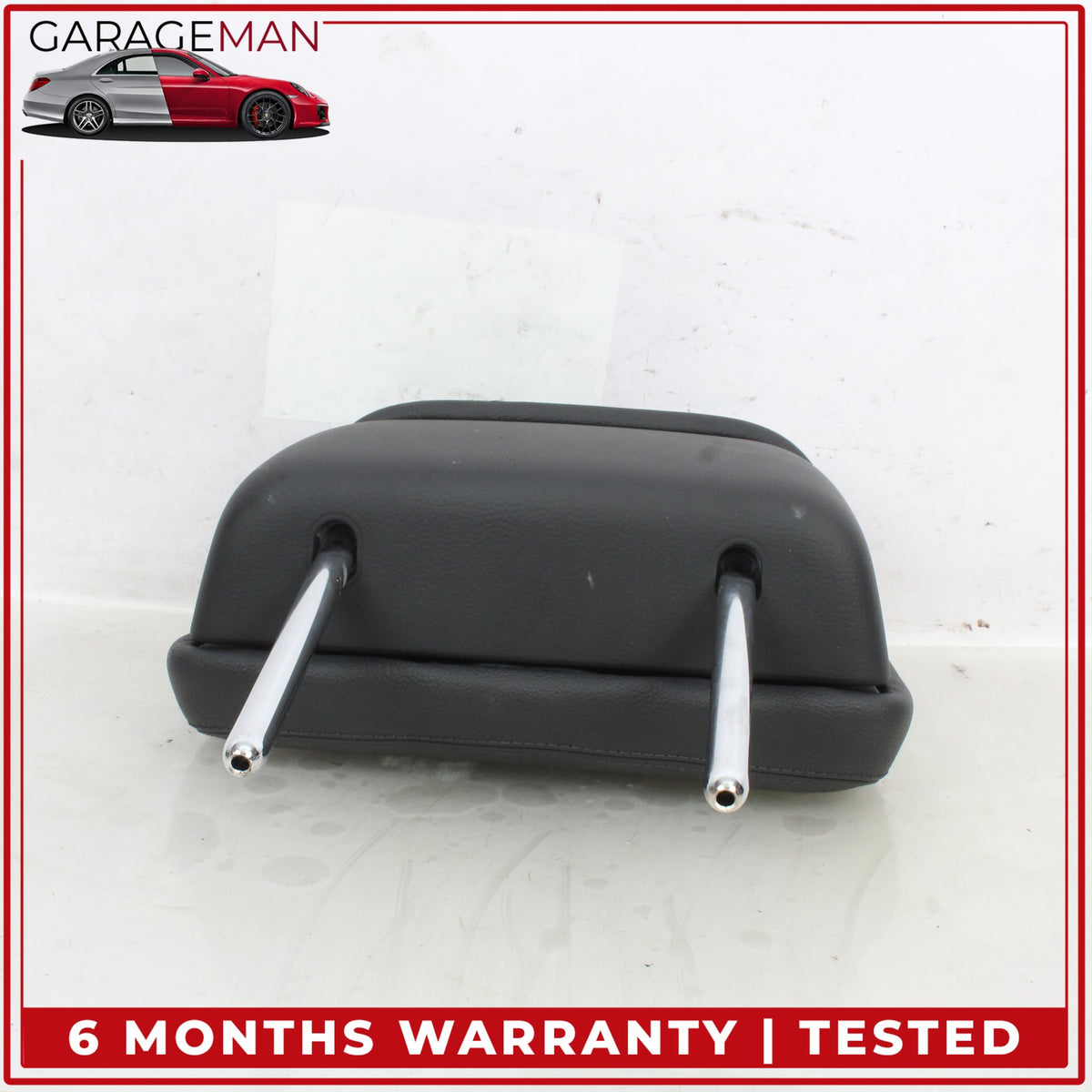 2011-2018 Audi A8 S8 Rear Left and Right Side Seat Headrest Set Black OEM
