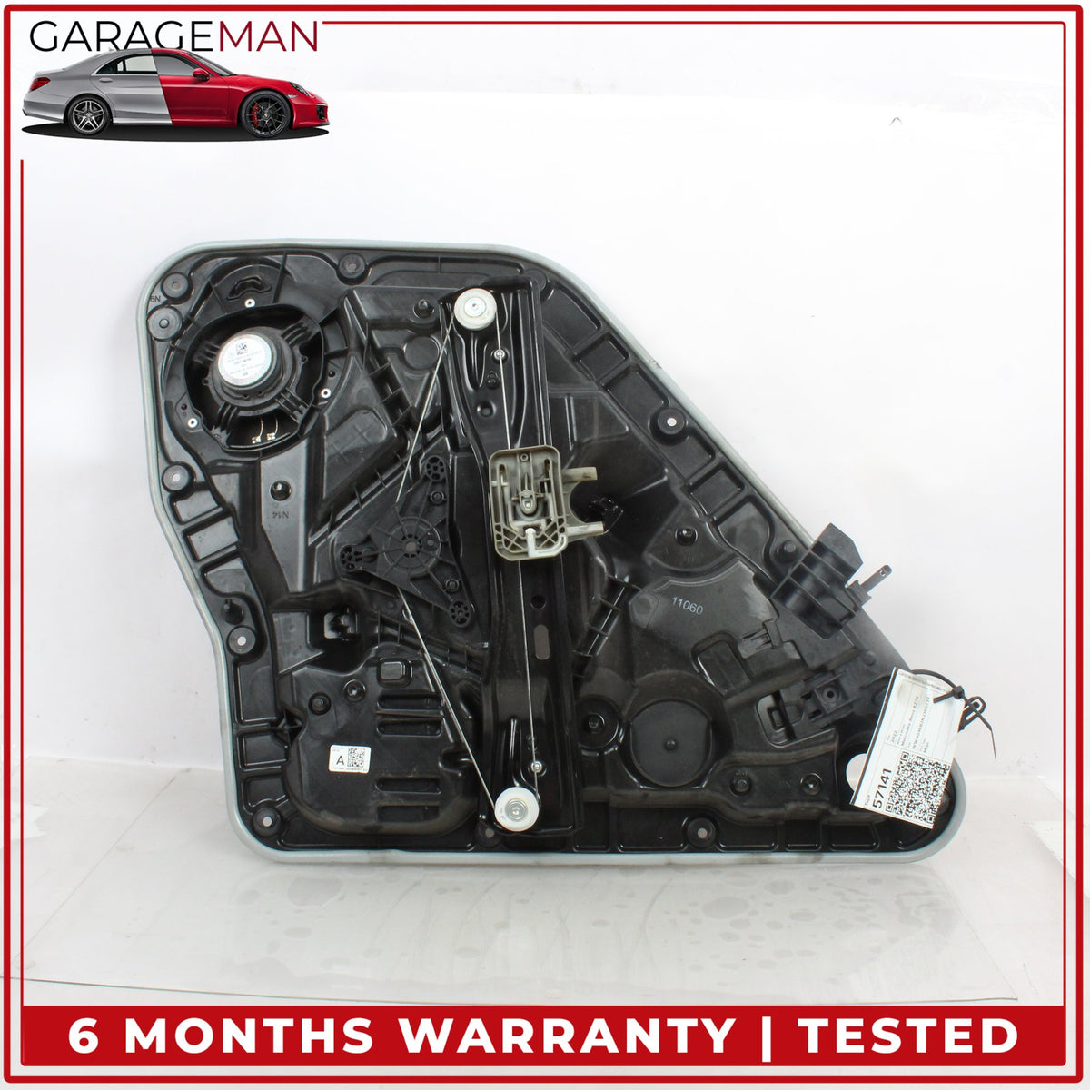 2019-2022 Mercedes W177 A220 Rear Right Window Regulator w/ Carrier Assy OEM