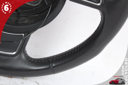 12-18 Audi A6 C7 Sedan Sport Flat Bottom Steering Wheel w/ Paddle Shifters