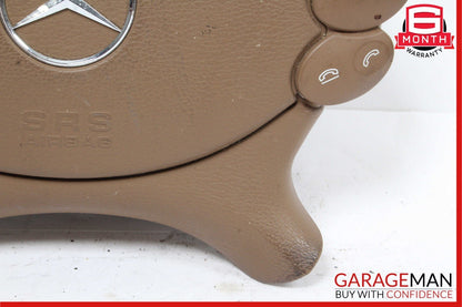 03-12 Mercedes E350 CLS500 SL500 G55 AMG Steering Wheel Airbag Air Bag Brown