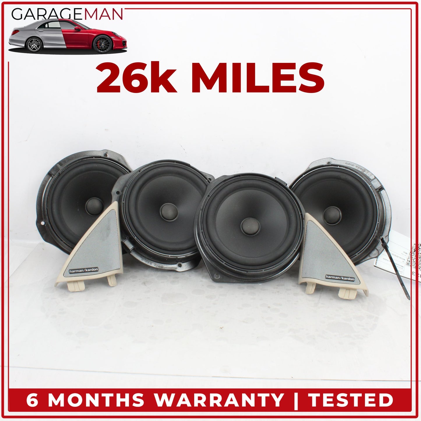 2010-2017 Mercedes C207 E400 Front Rear and Corner Audio Sound Speaker Set OEM