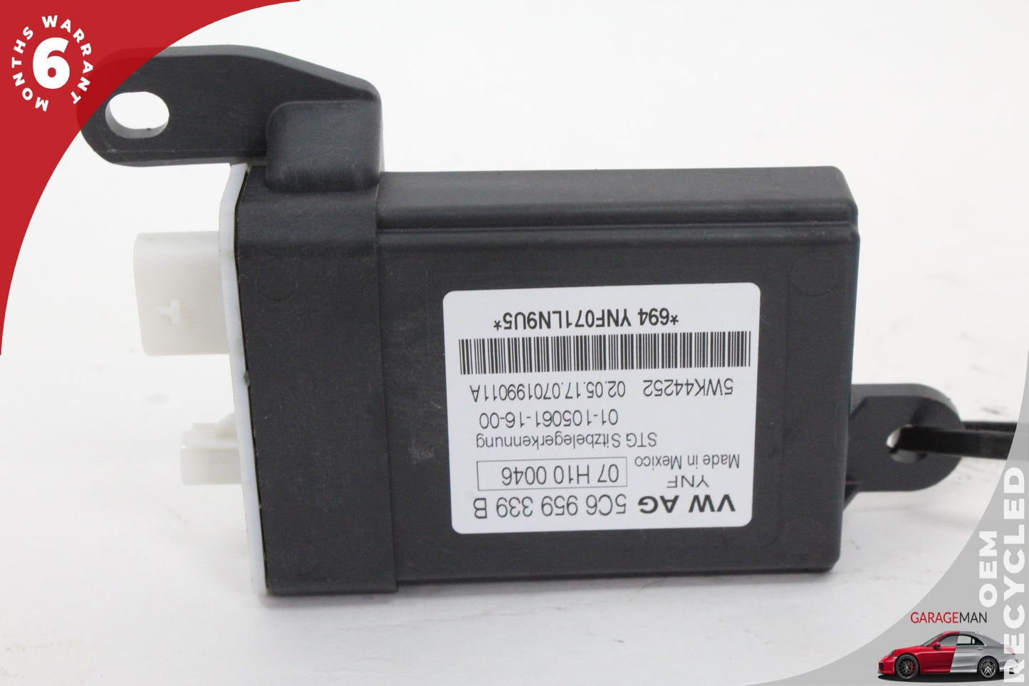 2012-2020 Audi A3 A6 Front Right Side Seat Occupant Detection Module 5C6959339B