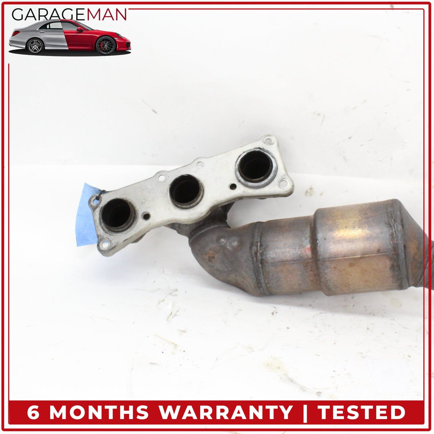 2011 BMW 528i F10 Sedan Exhaust Downpipe 7591446 OEM