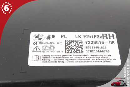 2012-2020 BMW 430i 440i F36 Front Right Passenger Side Seat Airbag 7239616 OEM