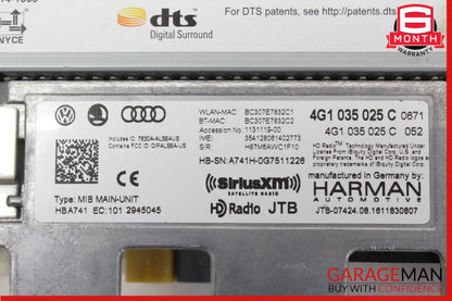 2012-2018 Audi A6 A7 Dash Multi Media Audio Radio Receiver Player 4G1035025C OEM