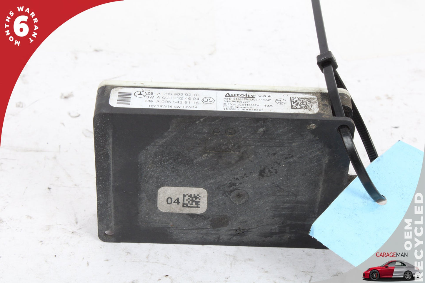 10-20 Mercedes CLS550 W218 RWD Rear Bumper Blind Spot Sensor Module 0009024604