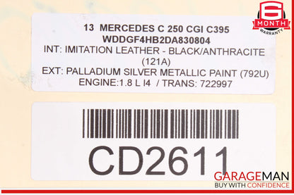 2010-2016 Mercedes-Benz C250 W205 Rear Differential Diff Axle Carrier 2043503707