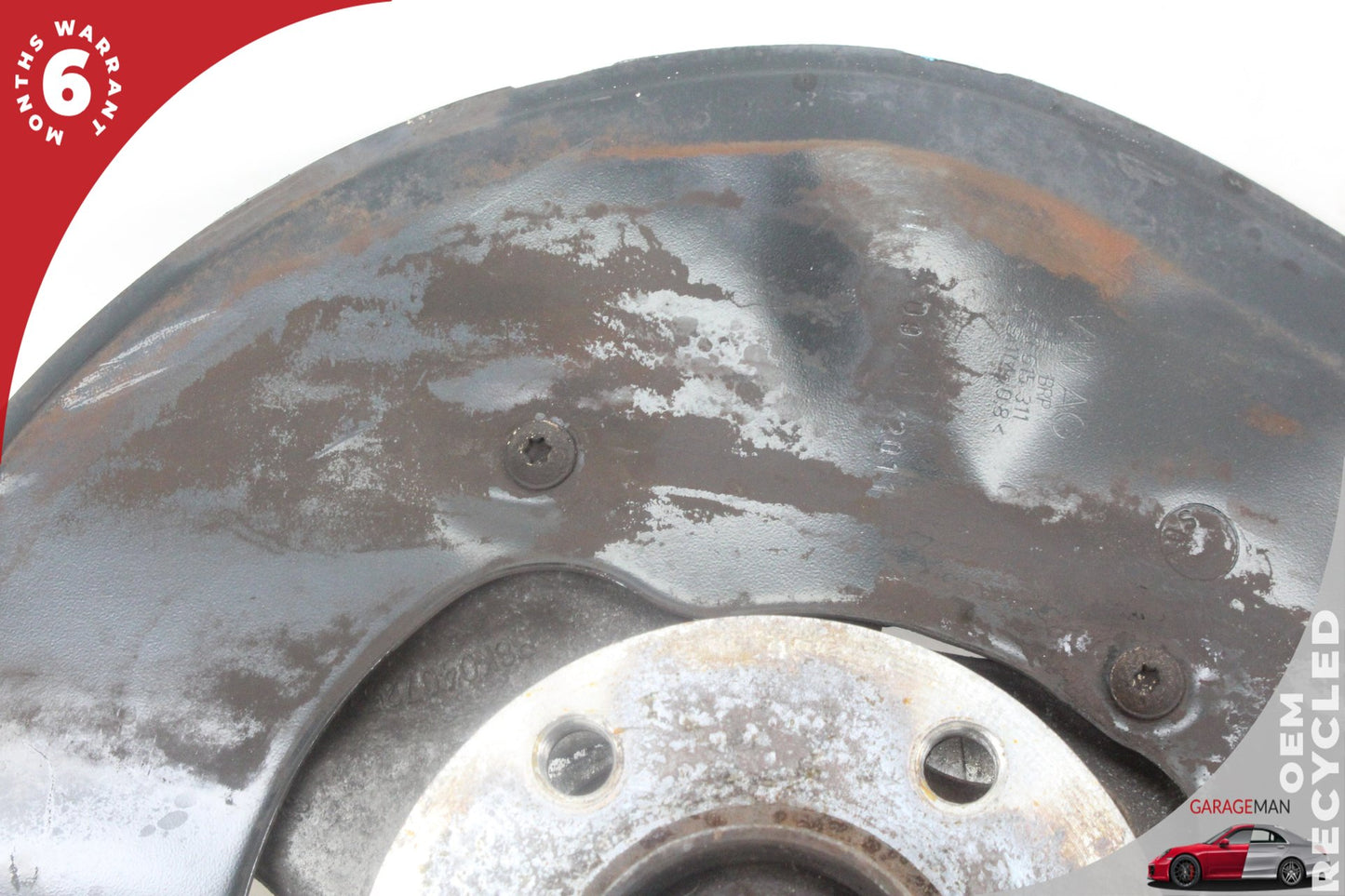 09-18 Audi A6 C7 AWD 3 Front Left Spindle Knuckle Wheel Hub 4G0407241 Genuine