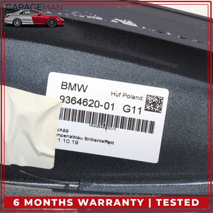 2017-2023 BMW 530e G30 Roof Shark Fin Antenna Module w/ Cover Blue Metallic OEM