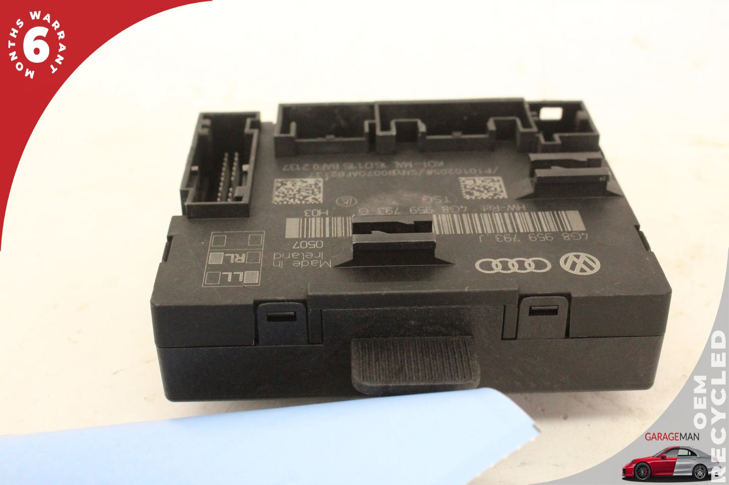 12-18 Audi A6 C7 Sedan Front Left Door Control Module 4G8959793J Genuine