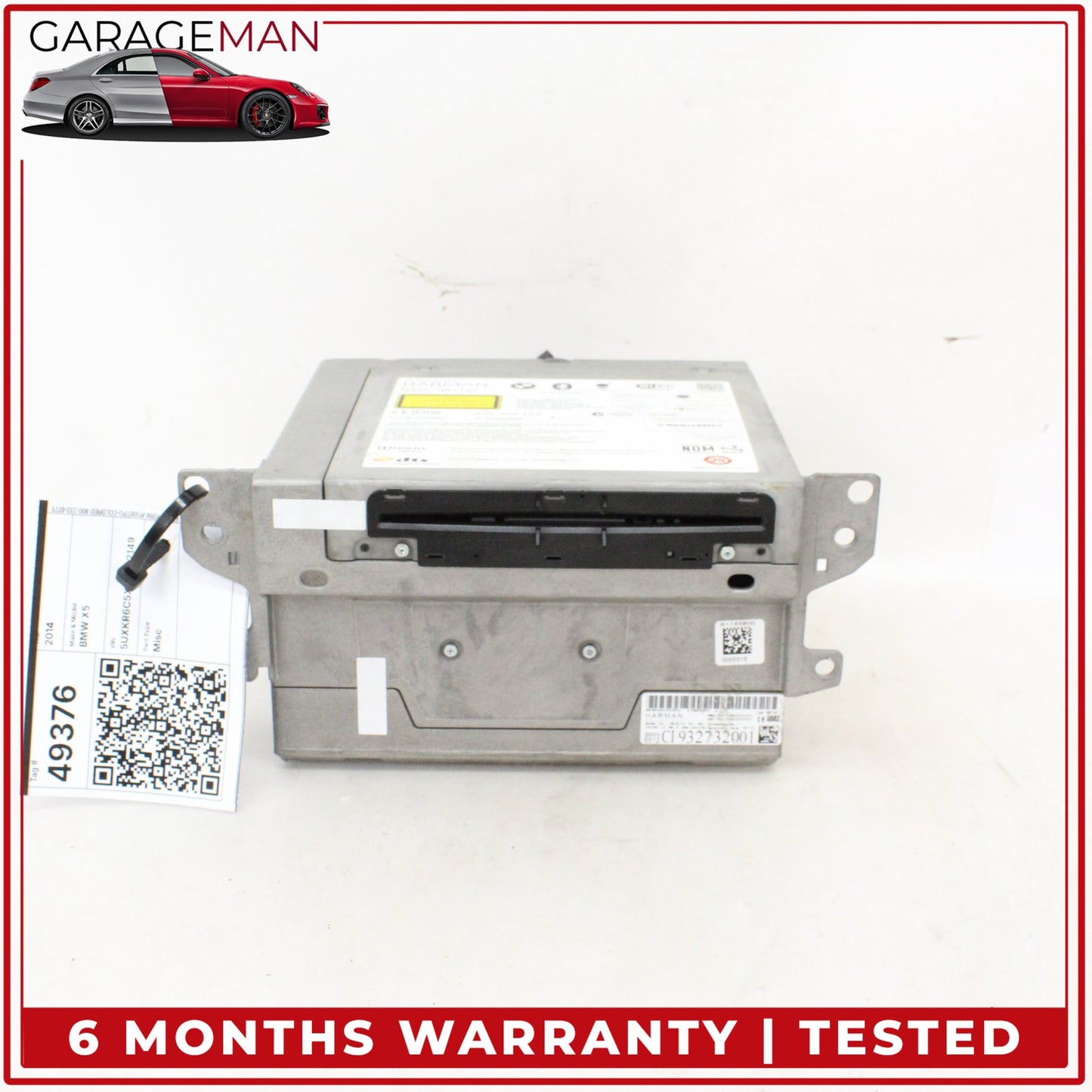 2012-2018 BMW X5 428i X3 Audio Radio Receiver Head Unit FM Player 9327320 OEM