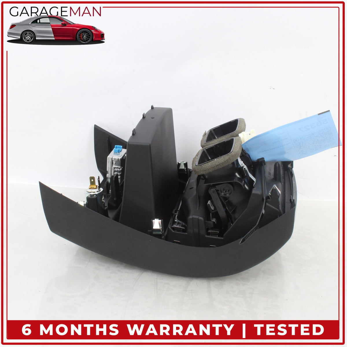 2017-2023 BMW 530e G30 Rear Center Console A/C Air Vent w/ Dual USB Port OEM