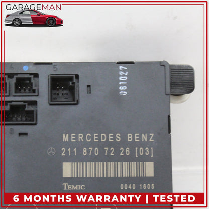 2003-2009 Mercedes W211 E350 E500 Front Right Door Control Module 2118702085 OEM