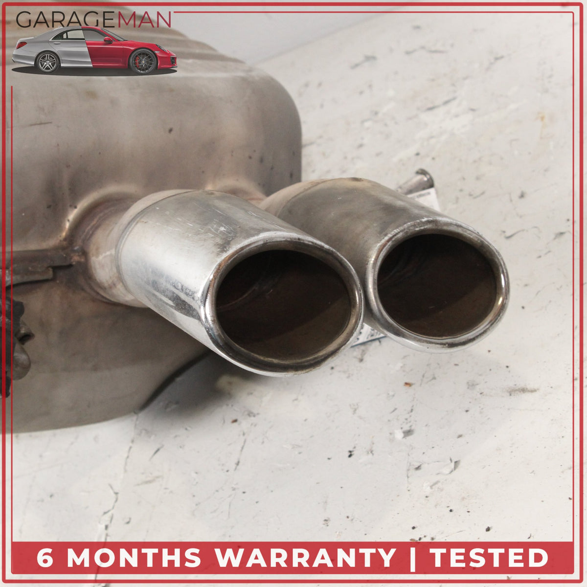 2002-2009 Mercedes W203 C230 CLK350 AMG Rear Exhaust Pipe Muffler Assembly OEM