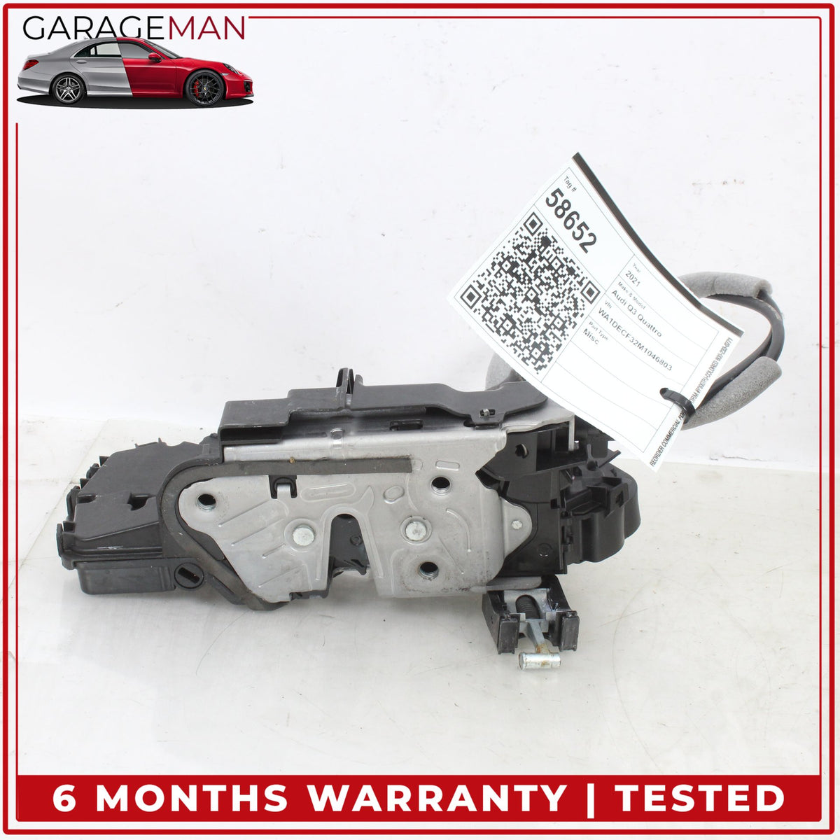 2019-2025 Audi Q3 A3 S3 Q4 Rear Right Side Door Lock Actuator 83A839016B OEM