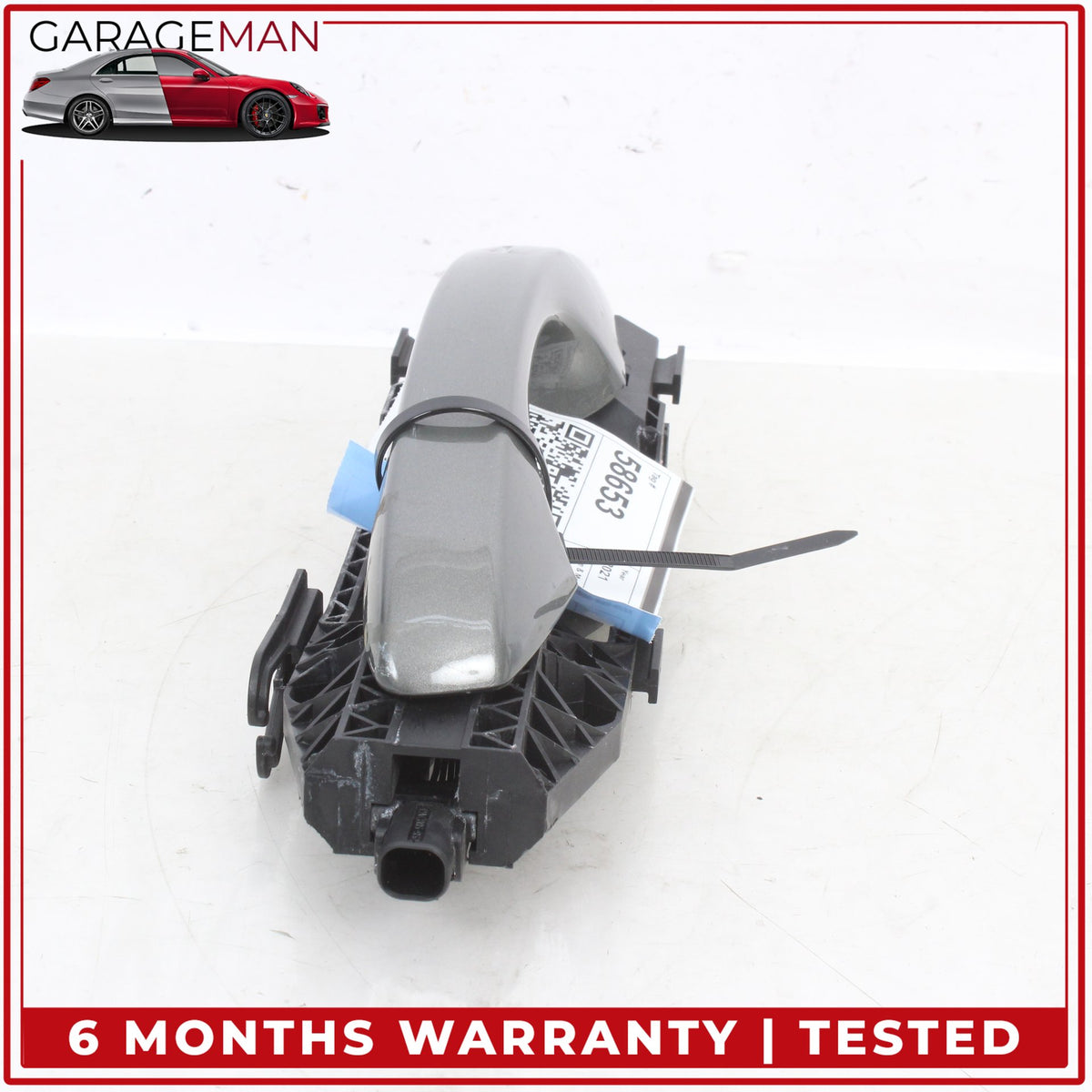 2019-2025 Audi Q3 Rear Right Side Exterior Door Handle Gray Metallic OEM