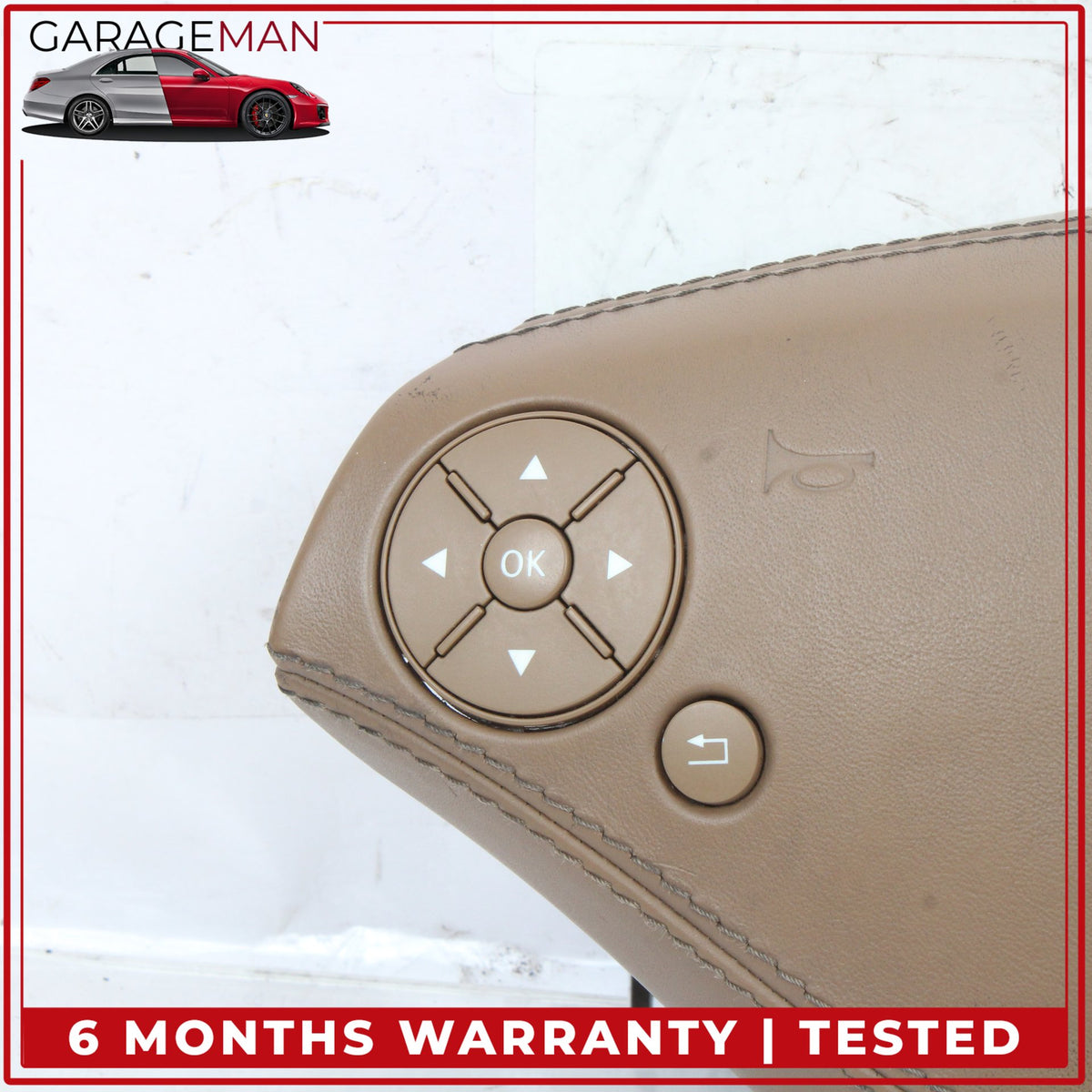 2010-2014 Mercedes W221 S550 Front Left Side Steering Wheel Airbag Brown OEM